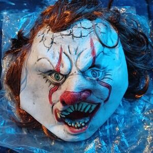 IT Pennywise Deluxe Edition Latex Mask Halloween Trick or‎ Treat